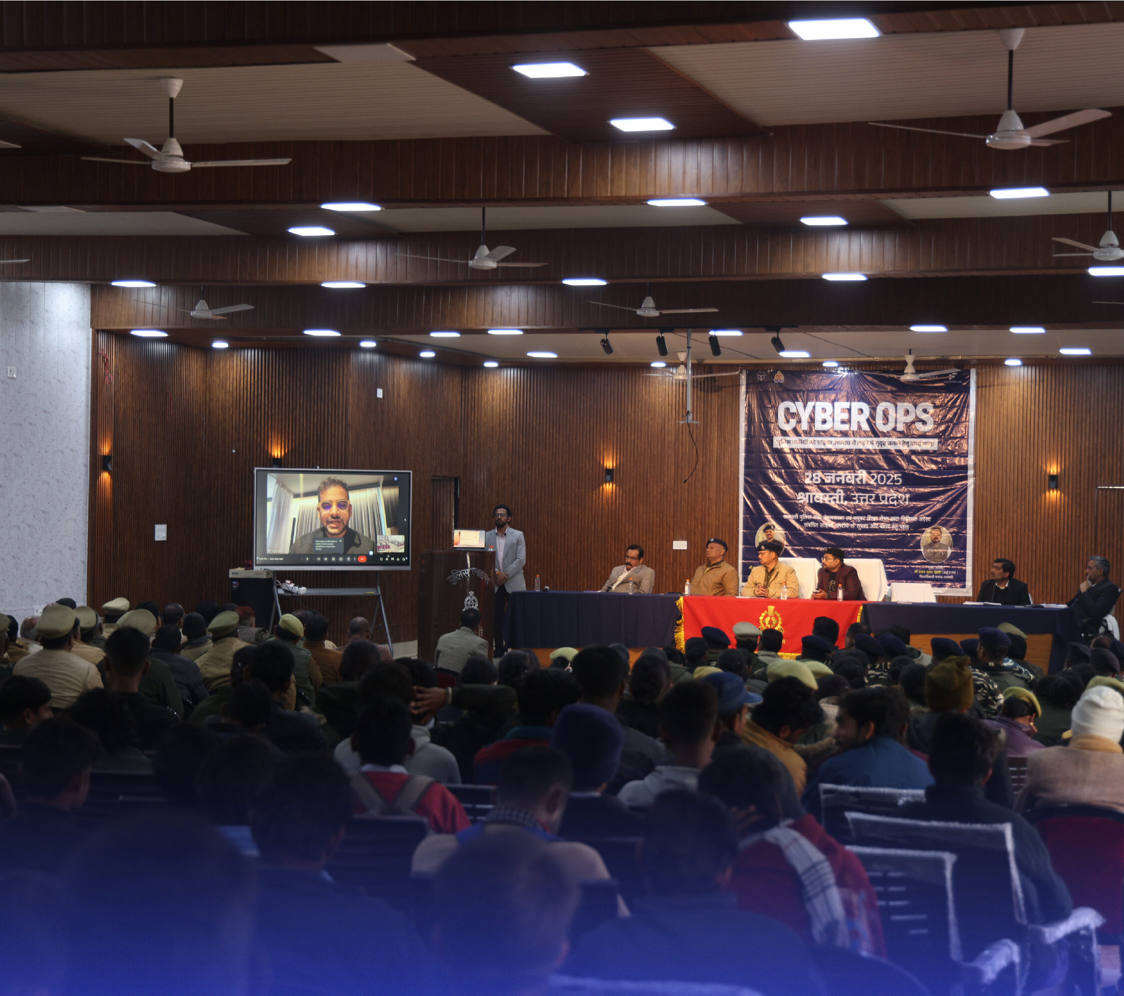 Live AI demonstration during a YASHODA AI workshop