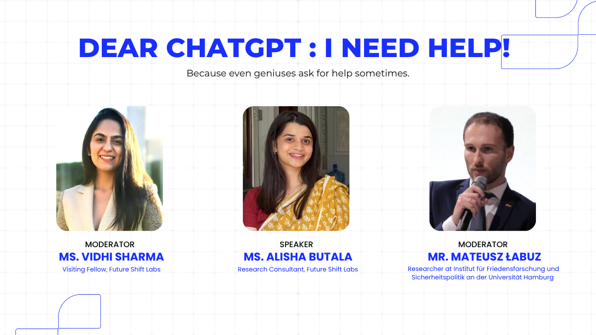 Dear ChatGPT: I Need Help!